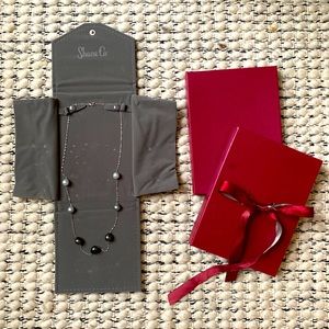 New Pearl and Silver Shane and Co. Necklace